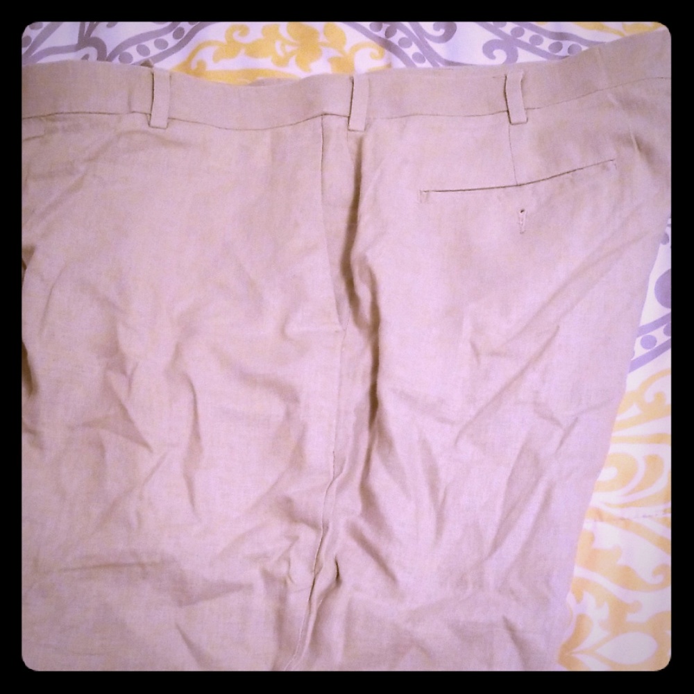 Clean pair of cubavera linen pants